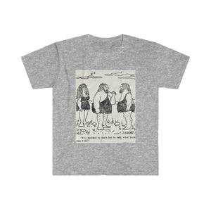 Printify T-Shirt Sport Grey / S Unisex Softstyle T-Shirt - Teach her to talk