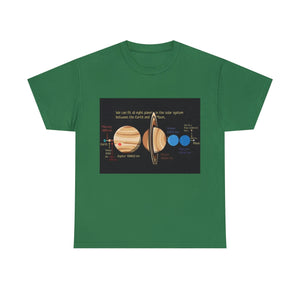 Printify T-Shirt Turf Green / S Unisex Heavy Cotton Tee - All planets