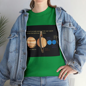 Printify T-Shirt Unisex Heavy Cotton Tee - All planets