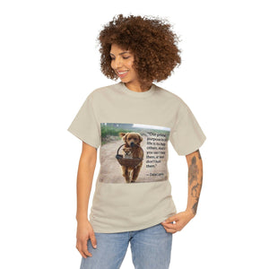 Printify T-Shirt Unisex Heavy Cotton Tee - Help Others