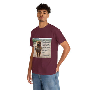 Printify T-Shirt Unisex Heavy Cotton Tee - Help Others