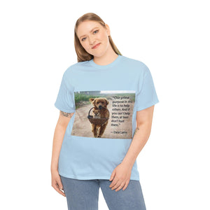 Printify T-Shirt Unisex Heavy Cotton Tee - Help Others