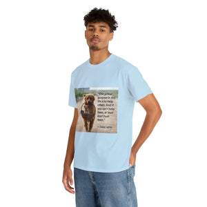 Printify T-Shirt Unisex Heavy Cotton Tee - Help Others