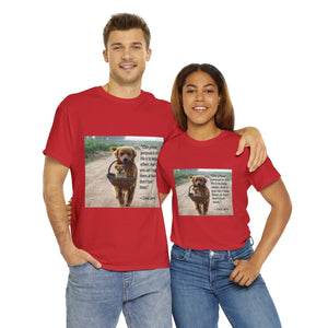 Printify T-Shirt Unisex Heavy Cotton Tee - Help Others