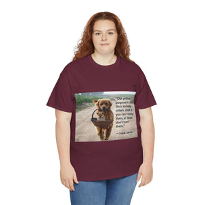 Printify T-Shirt Unisex Heavy Cotton Tee - Help Others