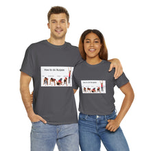 Load image into Gallery viewer, Printify T-Shirt Unisex Heavy Cotton Tee - How to do Burpees
