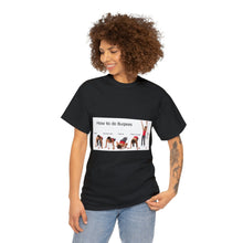 Load image into Gallery viewer, Printify T-Shirt Unisex Heavy Cotton Tee - How to do Burpees