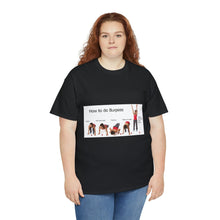 Load image into Gallery viewer, Printify T-Shirt Unisex Heavy Cotton Tee - How to do Burpees