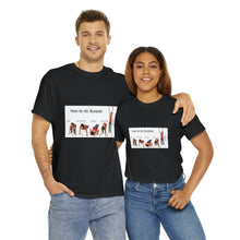Load image into Gallery viewer, Printify T-Shirt Unisex Heavy Cotton Tee - How to do Burpees