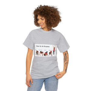 Printify T-Shirt Unisex Heavy Cotton Tee - How to do Burpees
