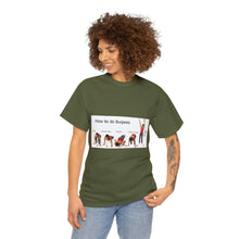 Load image into Gallery viewer, Printify T-Shirt Unisex Heavy Cotton Tee - How to do Burpees