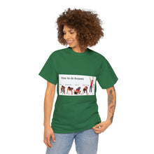 Load image into Gallery viewer, Printify T-Shirt Unisex Heavy Cotton Tee - How to do Burpees