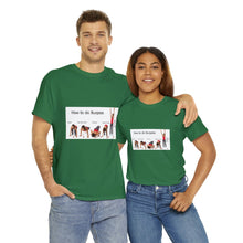 Load image into Gallery viewer, Printify T-Shirt Unisex Heavy Cotton Tee - How to do Burpees