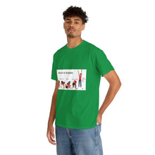 Load image into Gallery viewer, Printify T-Shirt Unisex Heavy Cotton Tee - How to do Burpees