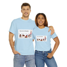 Load image into Gallery viewer, Printify T-Shirt Unisex Heavy Cotton Tee - How to do Burpees