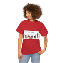 Load image into Gallery viewer, Printify T-Shirt Unisex Heavy Cotton Tee - How to do Burpees
