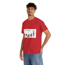 Load image into Gallery viewer, Printify T-Shirt Unisex Heavy Cotton Tee - How to do Burpees