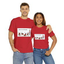 Load image into Gallery viewer, Printify T-Shirt Unisex Heavy Cotton Tee - How to do Burpees