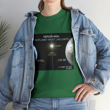Load image into Gallery viewer, Printify T-Shirt Unisex Heavy Cotton Tee - Kepler 452b