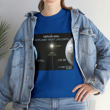 Load image into Gallery viewer, Printify T-Shirt Unisex Heavy Cotton Tee - Kepler 452b