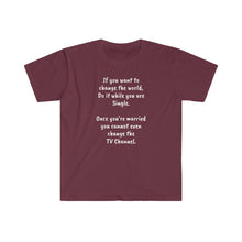Load image into Gallery viewer, Printify T-Shirt Unisex Softstyle T-Shirt - To Change the World