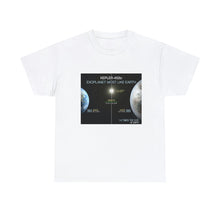 Load image into Gallery viewer, Printify T-Shirt White / S Unisex Heavy Cotton Tee - Kepler 452b