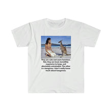 Load image into Gallery viewer, Printify T-Shirt White / S Unisex Softstyle T-Shirt - Kangaroo