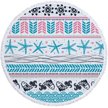 Load image into Gallery viewer, Shop2721027 Store (AliExpress) 13 / Diameter 150cm Summer Large Round Beach Towel DOG CAT and MY Side for Adults.