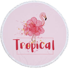 Load image into Gallery viewer, Shop2721027 Store (AliExpress) 25 / Diameter 150cm Summer Large Round Beach Towel DOG CAT and MY Side for Adults.