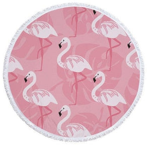 Shop2721027 Store (AliExpress) 52 / Diameter 150cm Summer Large Round Beach Towel DOG CAT and MY Side for Adults.