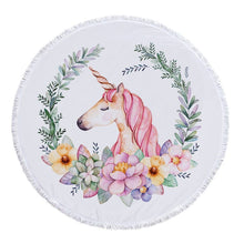Load image into Gallery viewer, Shop2721027 Store (AliExpress) 7 / Diameter 150cm Summer Large Round Beach Towel DOG CAT and MY Side for Adults.