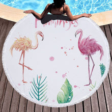 Load image into Gallery viewer, Shop2721027 Store (AliExpress) Summer Large Round Beach Towel DOG CAT and MY Side for Adults.