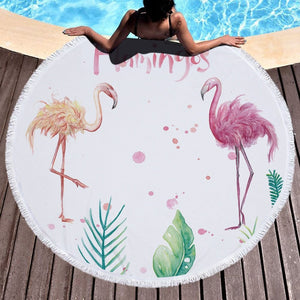 Shop2721027 Store (AliExpress) Summer Large Round Beach Towel DOG CAT and MY Side for Adults.