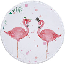 Load image into Gallery viewer, Shop2721027 Store (AliExpress) Summer Large Round Beach Towel DOG CAT and MY Side for Adults.