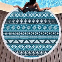 Load image into Gallery viewer, Shop2721027 Store (AliExpress) Summer Large Round Beach Towel DOG CAT and MY Side for Adults.