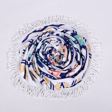 Load image into Gallery viewer, Shop2721027 Store (AliExpress) Summer Large Round Beach Towel DOG CAT and MY Side for Adults.