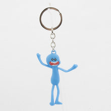 Load image into Gallery viewer, The KedStore 14 Anime Rick And Morti Silicone Keychain Kawaii Figure Doll Key Chain Keyring Cartoon Key Charms Children Kids Birthday Toys Gift