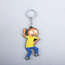 Load image into Gallery viewer, The KedStore 9 Anime Rick And Morti Silicone Keychain Kawaii Figure Doll Key Chain Keyring Cartoon Key Charms Children Kids Birthday Toys Gift