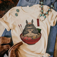 Load image into Gallery viewer, Studio Ghibli tshirt women Y2K Tee female harajuku clothing