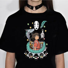 Load image into Gallery viewer, Studio Ghibli tshirt women Y2K Tee female harajuku clothing