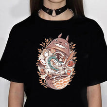 Load image into Gallery viewer, Studio Ghibli tshirt women Y2K Tee female harajuku clothing