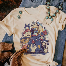 Load image into Gallery viewer, Studio Ghibli tshirt women Y2K Tee female harajuku clothing