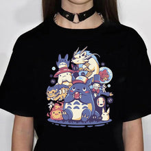 Load image into Gallery viewer, Studio Ghibli tshirt women Y2K Tee female harajuku clothing