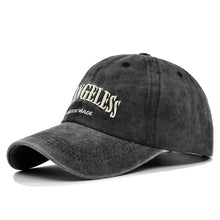 Load image into Gallery viewer, The KedStore A dark gray / Adjustable Retro Washed Cotton Baseball Cap Men Women Letter Embroidery Hip Hop Hat Unisex Spring Summer Adjustable Snapback Sports Caps