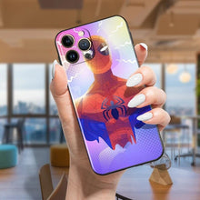 Load image into Gallery viewer, The KedStore A72Hblk08 / for iPhone XS Max Avengers red spiderman Case For Apple iPhone 14 13 12 11 Pro Max Mini XS Max X XR 7 8 Plus SE2020 TPU Black Phone Cover Coque