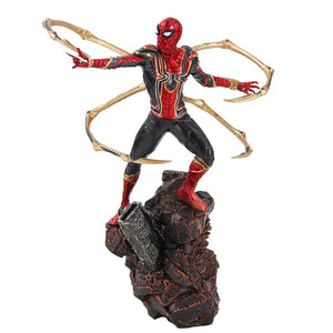 The KedStore Avengers Iron Man Spider Man Thanos Deadpool Danvers PVC Statue Action Figure Toys