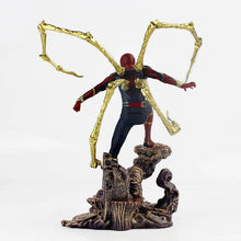 Load image into Gallery viewer, Avengers Iron Man Spider Man Thanos Deadpool Danvers PVC Statue Action Figure Toys