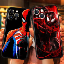 Load image into Gallery viewer, The KedStore Avengers red spiderman Case For Apple iPhone TPU Black Phone Cover Coque