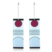 Load image into Gallery viewer, The KedStore B-1 Hot Anime Earrings for Demon Slayer Tanjiro Nezuko Cosplay Props Jewelry Accessores Double-sided Acrylic Charm Unisex