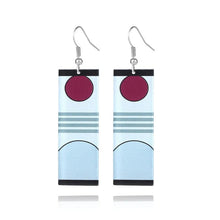 Load image into Gallery viewer, The KedStore B-2 Hot Anime Earrings for Demon Slayer Tanjiro Nezuko Cosplay Props Jewelry Accessores Double-sided Acrylic Charm Unisex